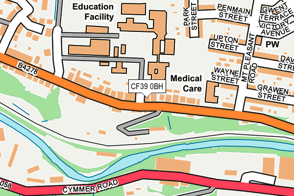 Map of REES & EAVES LIMITED at local scale