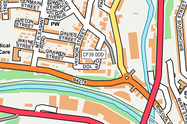 CF39 0DD map - OS OpenMap – Local (Ordnance Survey)