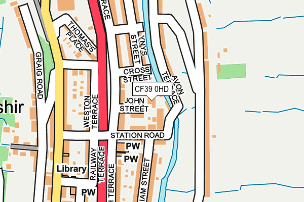 CF39 0HD map - OS OpenMap – Local (Ordnance Survey)