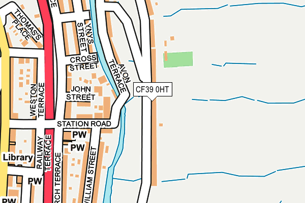 CF39 0HT map - OS OpenMap – Local (Ordnance Survey)