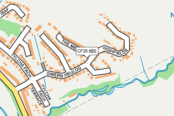 CF39 8BS map - OS OpenMap – Local (Ordnance Survey)