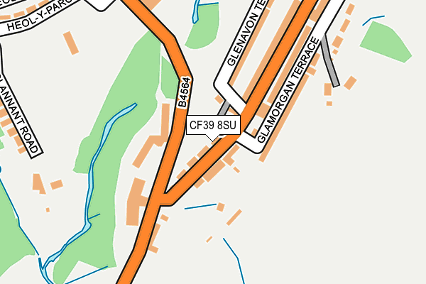 CF39 8SU map - OS OpenMap – Local (Ordnance Survey)