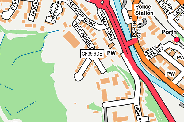 CF39 9DE map - OS OpenMap – Local (Ordnance Survey)