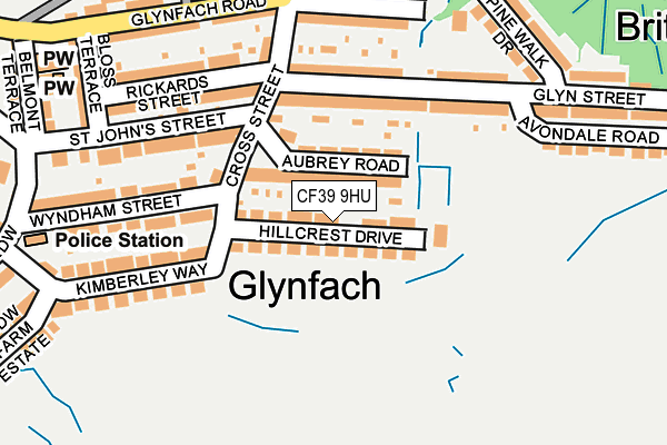 CF39 9HU map - OS OpenMap – Local (Ordnance Survey)