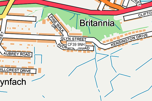 CF39 9NH map - OS OpenMap – Local (Ordnance Survey)