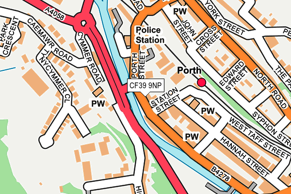 CF39 9NP map - OS OpenMap – Local (Ordnance Survey)
