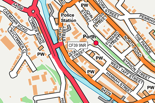 CF39 9NR map - OS OpenMap – Local (Ordnance Survey)