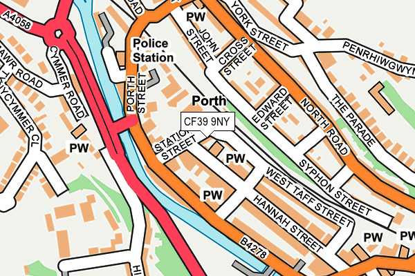 CF39 9NY map - OS OpenMap – Local (Ordnance Survey)