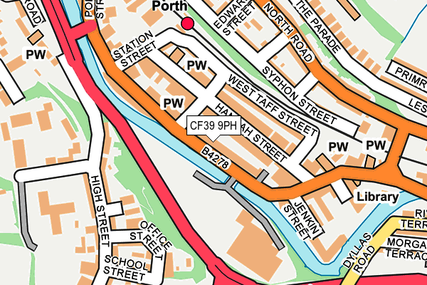 CF39 9PH map - OS OpenMap – Local (Ordnance Survey)