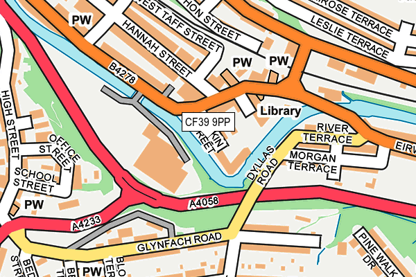 CF39 9PP map - OS OpenMap – Local (Ordnance Survey)