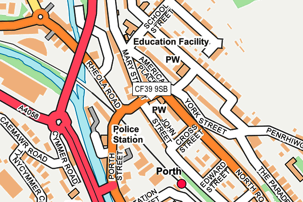 Map of ACORN PROPERTY LIMITED at local scale