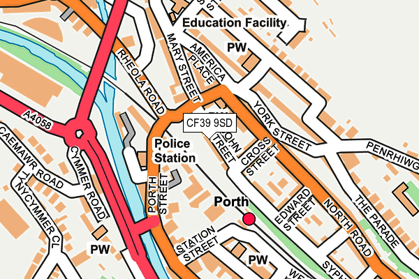 CF39 9SD map - OS OpenMap – Local (Ordnance Survey)