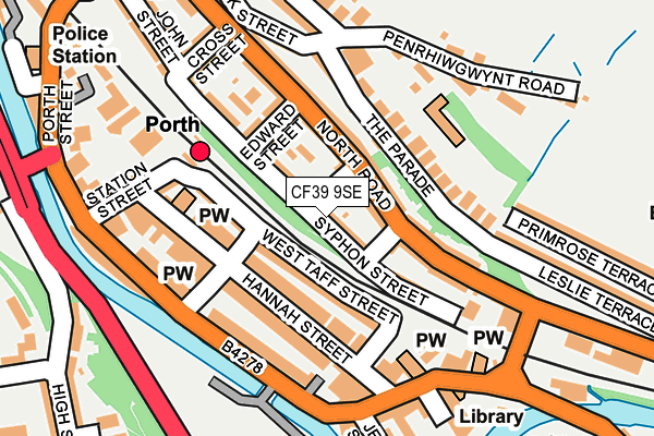 CF39 9SE map - OS OpenMap – Local (Ordnance Survey)