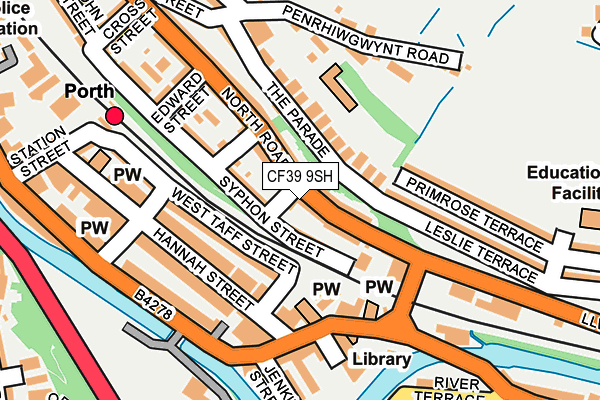 CF39 9SH map - OS OpenMap – Local (Ordnance Survey)