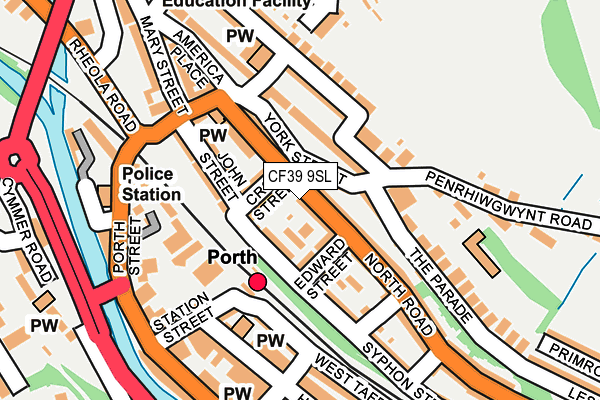 CF39 9SL map - OS OpenMap – Local (Ordnance Survey)