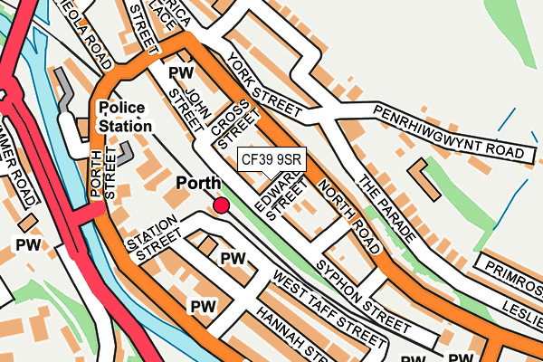 CF39 9SR map - OS OpenMap – Local (Ordnance Survey)