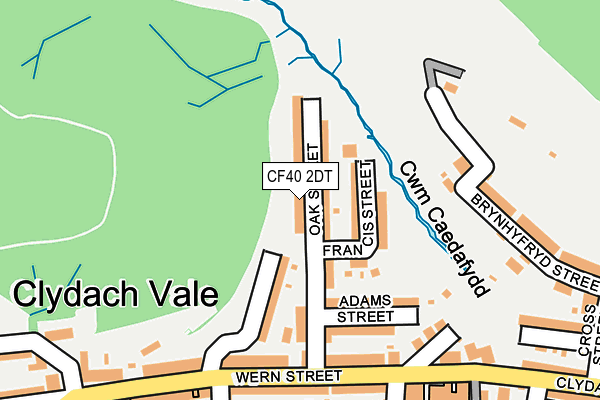 Map of VALLEY PRIDE STORE LTD at local scale