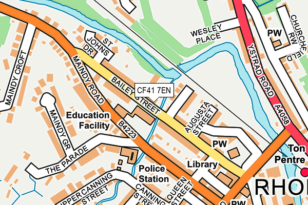 CF41 7EN map - OS OpenMap – Local (Ordnance Survey)