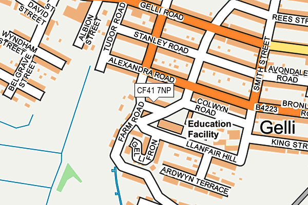 CF41 7NP map - OS OpenMap – Local (Ordnance Survey)