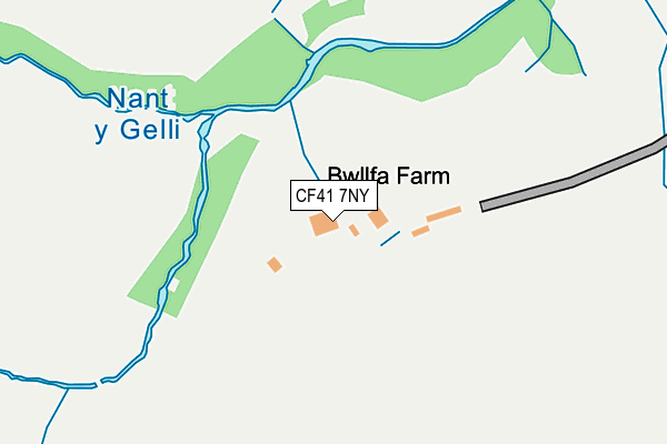CF41 7NY map - OS OpenMap – Local (Ordnance Survey)
