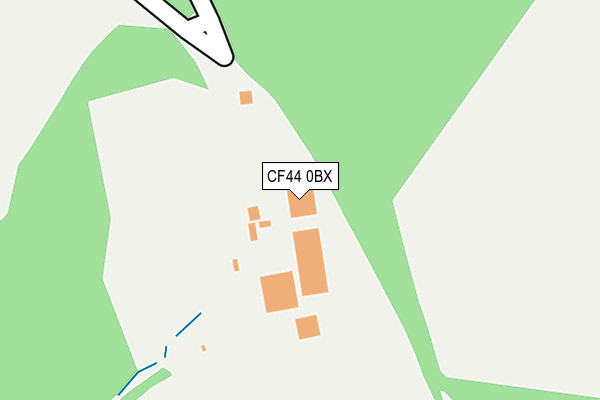 CF44 0BX map - OS OpenMap – Local (Ordnance Survey)