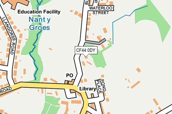 CF44 0DY map - OS OpenMap – Local (Ordnance Survey)