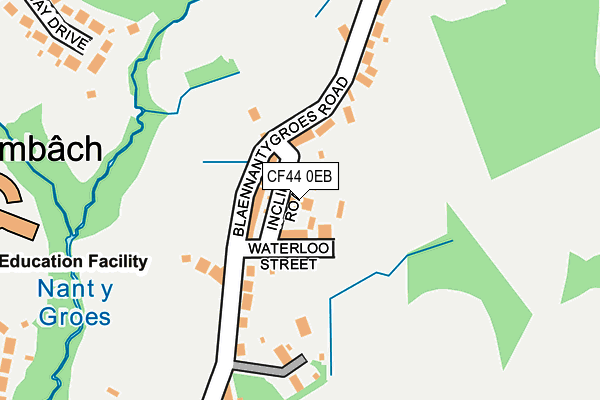 CF44 0EB map - OS OpenMap – Local (Ordnance Survey)