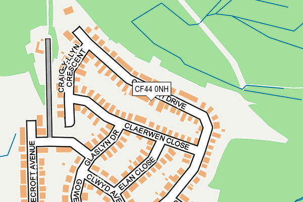 Map of P HAWKES CONSTRUCTION LIMITED at local scale