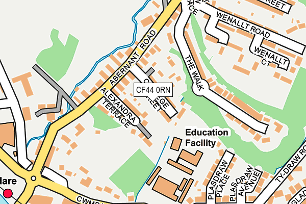 CF44 0RN map - OS OpenMap – Local (Ordnance Survey)