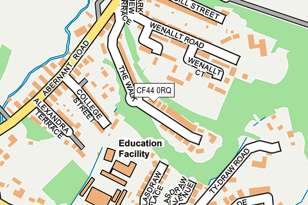 CF44 0RQ map - OS OpenMap – Local (Ordnance Survey)