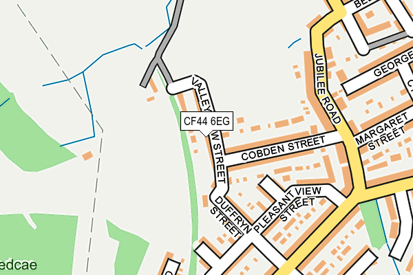 CF44 6EG map - OS OpenMap – Local (Ordnance Survey)