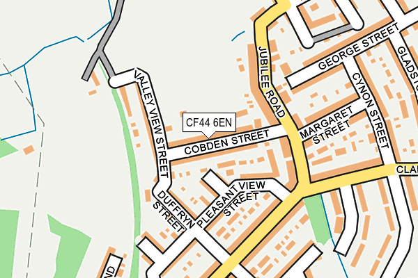 CF44 6EN map - OS OpenMap – Local (Ordnance Survey)