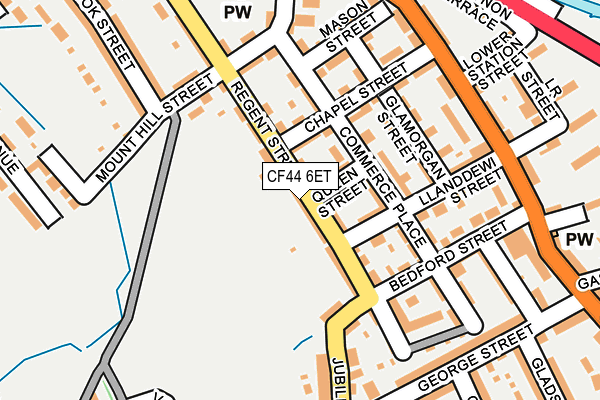 Map of ROBERT EVANS BRICKWORK & BUILDING SERVICES LIMITED at local scale