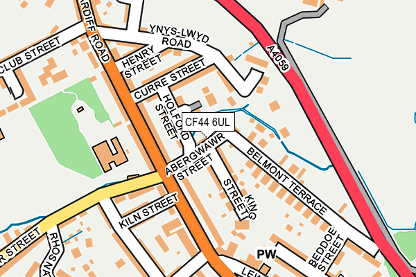 CF44 6UL map - OS OpenMap – Local (Ordnance Survey)