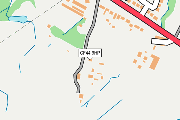 CF44 9HP map - OS OpenMap – Local (Ordnance Survey)