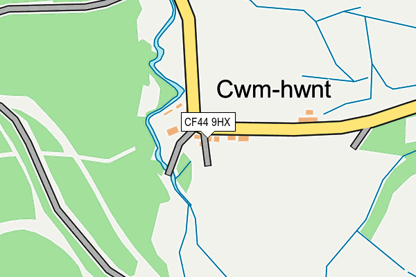 CF44 9HX map - OS OpenMap – Local (Ordnance Survey)