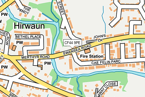 Map of GLANCYNON INN LTD at local scale