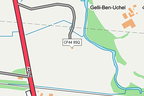 CF44 9SQ map - OS OpenMap – Local (Ordnance Survey)