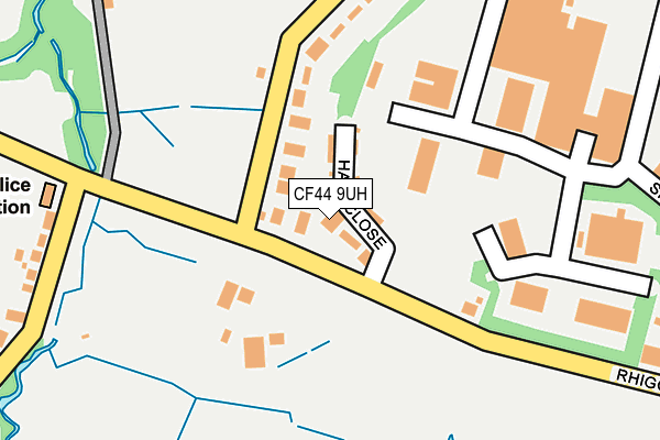 CF44 9UH map - OS OpenMap – Local (Ordnance Survey)