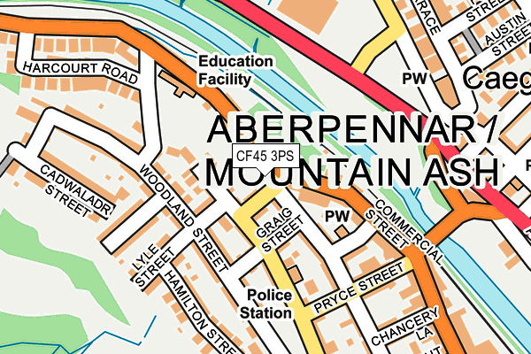 Map of ABERPENNAR CONSULTING LIMITED at local scale