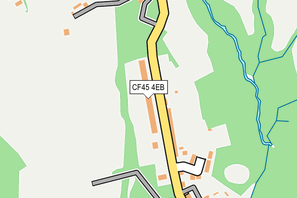 CF45 4EB map - OS OpenMap – Local (Ordnance Survey)