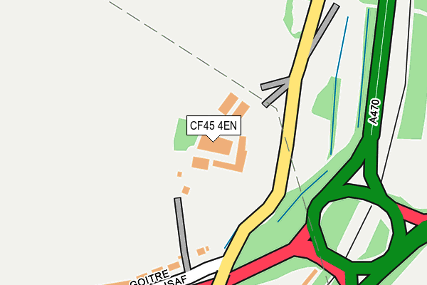 CF45 4EN map - OS OpenMap – Local (Ordnance Survey)