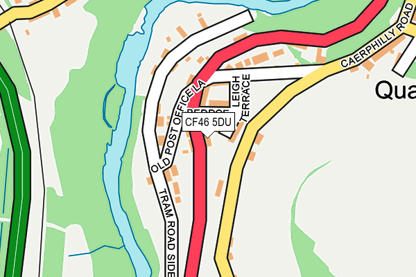 CF46 5DU map - OS OpenMap – Local (Ordnance Survey)