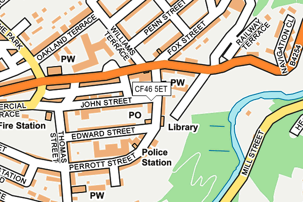 Map of VALLEY STRENGTH AND FITNESS LTD at local scale