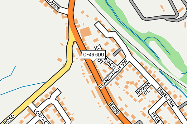 CF46 6DU map - OS OpenMap – Local (Ordnance Survey)