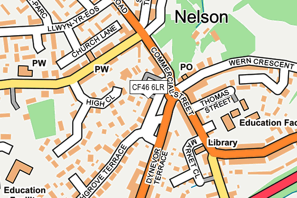 CF46 6LR map - OS OpenMap – Local (Ordnance Survey)