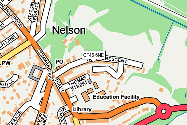 Map of NELSON NEWSAGENTS LIMITED at local scale
