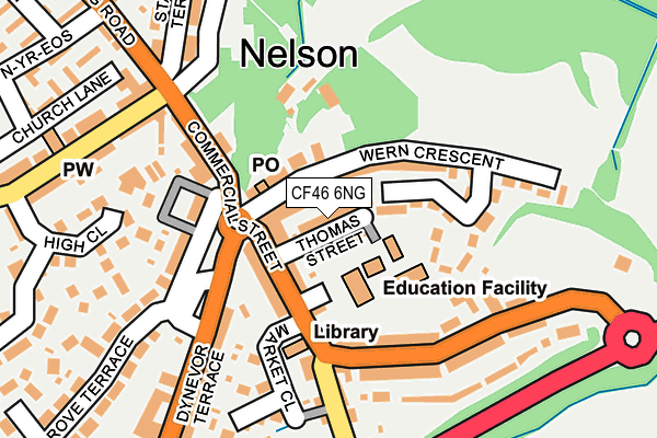 CF46 6NG map - OS OpenMap – Local (Ordnance Survey)