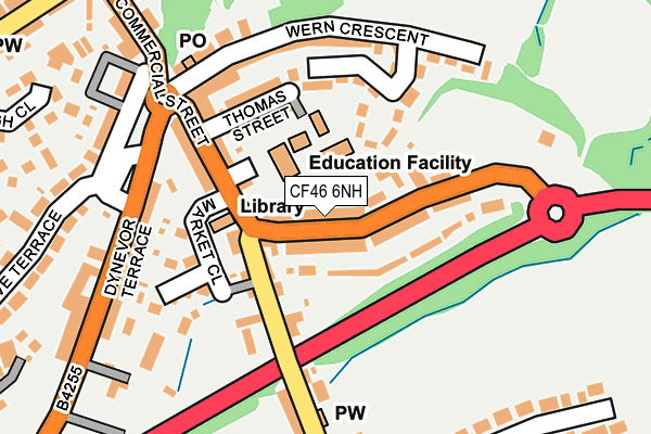 CF46 6NH map - OS OpenMap – Local (Ordnance Survey)