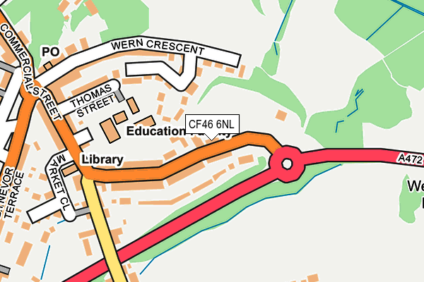 CF46 6NL map - OS OpenMap – Local (Ordnance Survey)